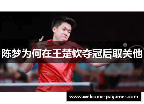 陈梦为何在王楚钦夺冠后取关他 陈梦为何在王楚钦夺冠后取关他